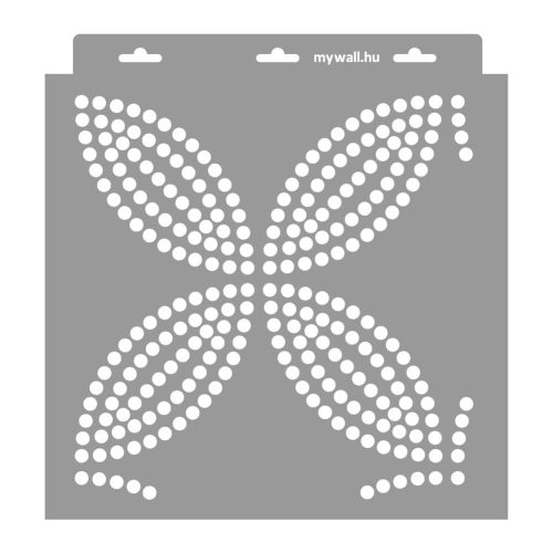 Modern Moroccan painting stencil - 31x35 cm