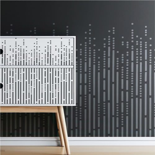 Morze stencil - Festő - 45x65 cm giga