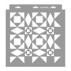 Mozaik 02 stencil - Festő - 31x35 cm közepes