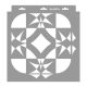 Mozaik 03 stencil - Festő - 31x35 cm közepes