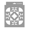 Mozaik 03 stencil - Festő - 18x23 cm mini
