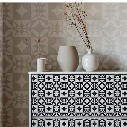 Mozaik 03 stencil - 3D - 59x89 cm ultra