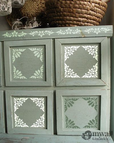 Small floral - MyWall stencil family