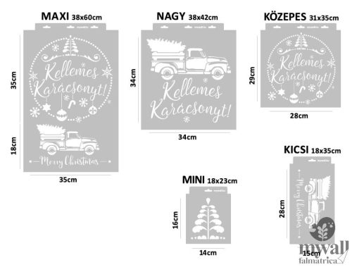 Merry Christmas! - MyWall stencil family