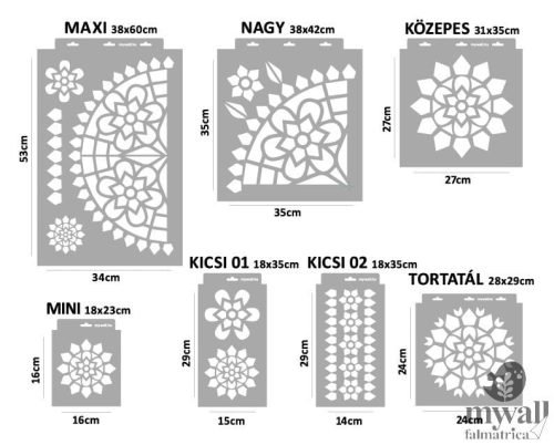 Rozetta - MyWall stencilcsalád