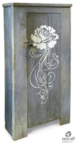 Rózsakert 01 - MyWall stencilcsalád