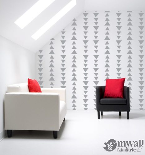 Variations on triangles - MyWall stencil family