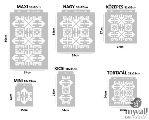 Nomád szőnyeg - MyWall stencilcsalád