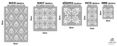 Pálma - MyWall stencilcsalád