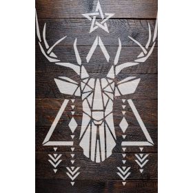 Szarvas - MyWall stencilcsalád