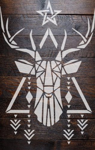 Deer - MyWall stencil family