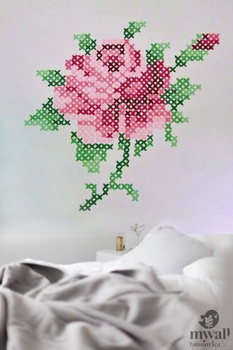 Cross stitch - MyWall stencil family