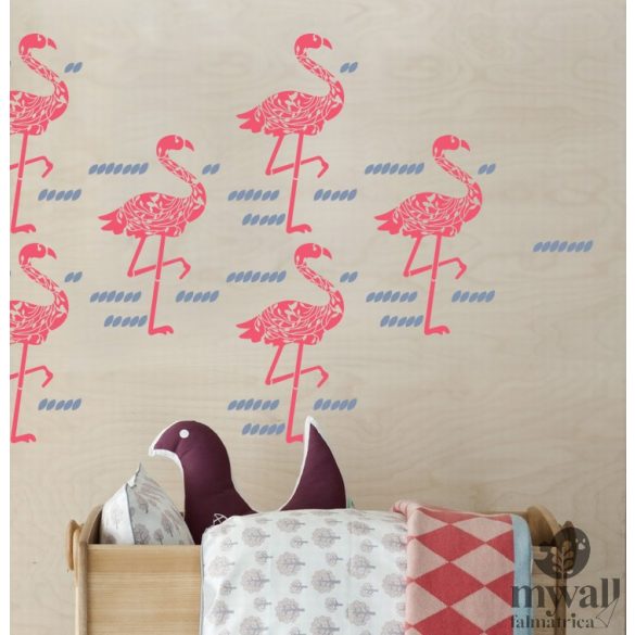 Flamingók - MyWall stencilcsalád