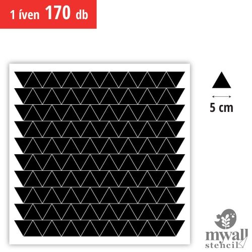 Háromszögek - MyWall falmatrica több méretben