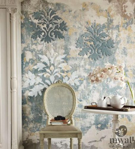 Damask 01 - MyWall stencil family
