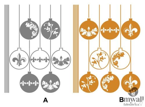 Karácsonyi gömbök - MyWall falmatrica