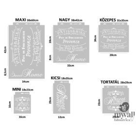 Provence - MyWall stencil family