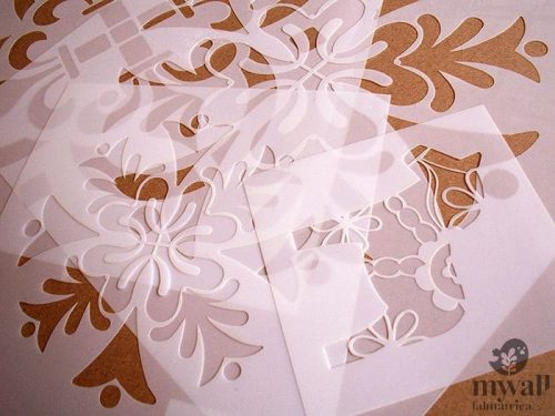 Retro - MyWall stencil family
