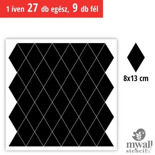 Rombuszok - MyWall falmatrica