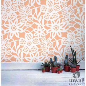 Csipke virágok - MyWall stencilcsalád