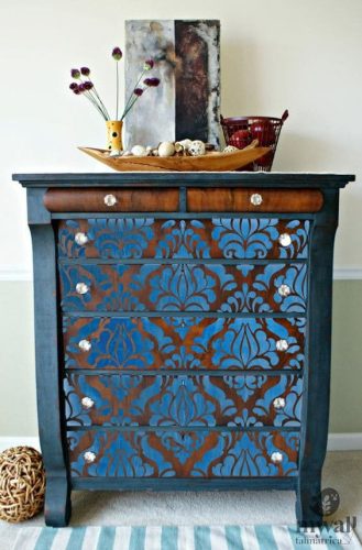 Damask 02 - MyWall stencil family