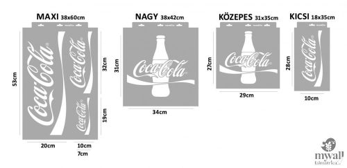 Coca Cola - MyWall stencil family