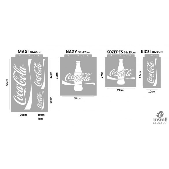 Coca-Cola - MyWall stencilcsalád