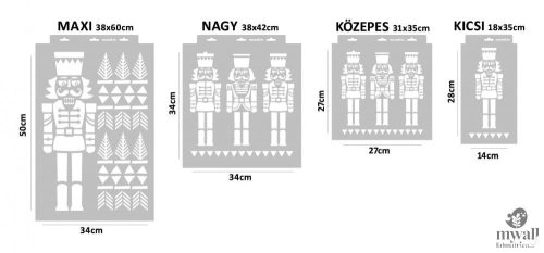 Nut-cracker - MyWall stencil family