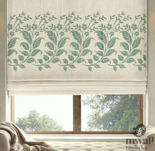 Flower border - MyWall stencil family