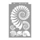 Nautilus painting stencil - 38x60 cm 01
