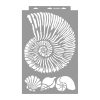 Nautilus painting stencil - 38x60 cm 02