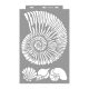 Nautilus painting stencil - 38x60 cm 02