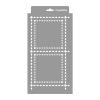 Squares 02 painting stencil - 18x35 cm