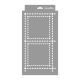 Squares 02 3D stencil - 18x35 cm