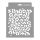 Ocelot pattern 3D stencil - 18x23 cm