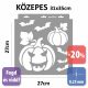 Tökök készletes stencil - Festő - 31x35 cm közepes