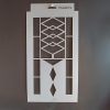 Artdeco 01 értékcsokent stencil - Festő - 18x35 cm kicsi