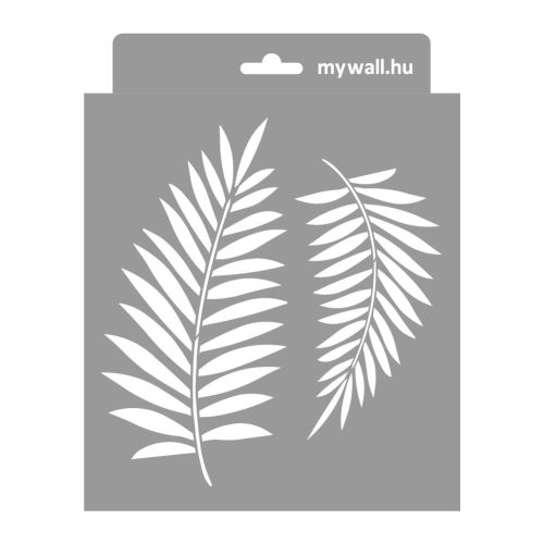 Palm leaves 07 painting stencil - 18x23 cm