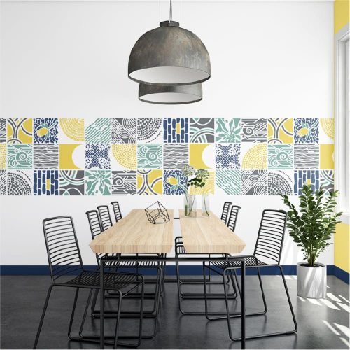 Patchwork 05 painting stencil - 31x35 cm