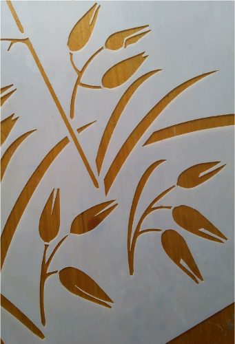 Grass painting stencil - 38x60 cm