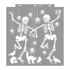 Spiders & Skeletons painting stencil - 59x63 cm