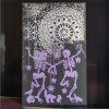 Pókok, csontvázak stencil - Festő - 59x63 cm extra