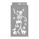 Spiders & Skeletons painting stencil - 18x35 cm