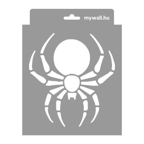 Spiders & Skeletons painting stencil - 18x23 cm 01