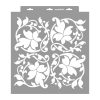 Gorgeous vines painting stencil - 38x42 cm 02