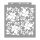 Gorgeous vines 3D stencil - 38x42 cm 02