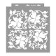 Gorgeous vines painting stencil - 38x42 cm 02