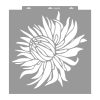 Protea painting stencil - 59x63 cm