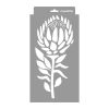 Protea painting stencil - 18x35 cm