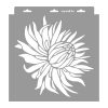Protea painting stencil - 31x35 cm
